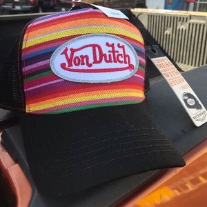 Von Dutch Accessories - Von Dutch Mexican Blanket Mexicana Trucker Hat Von Dutch Accessories - Von Dutch Mexican Blanket Mexicana Trucker Hat